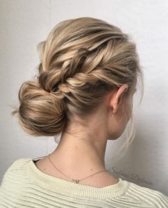 Low set updo - 2018 wedding hair trends