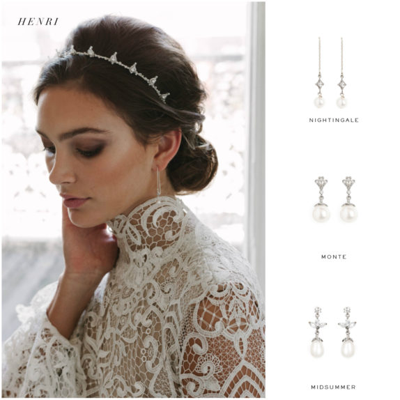 HENRI crown and earring suggestions