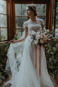 AUDREY chapel wedding veil