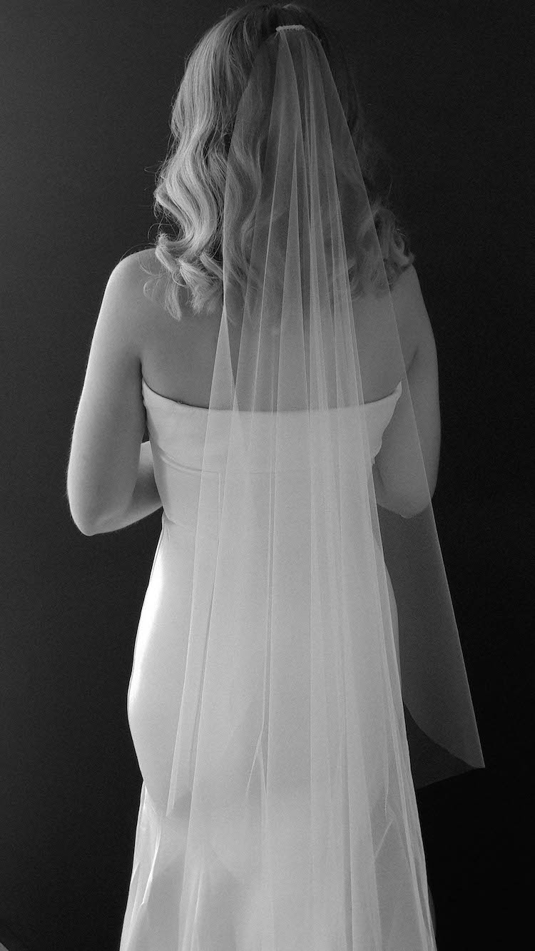 AUDREY | minimalist wedding veil ...