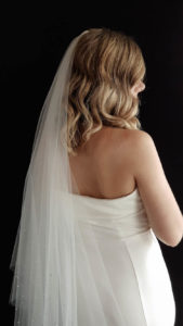 ETOILE wedding veil with crystals 3