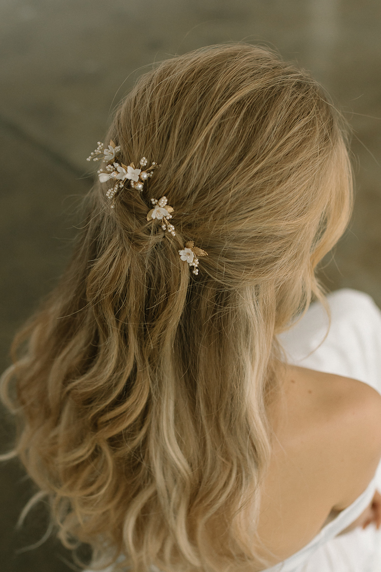 MEADOW floral hair pins 1