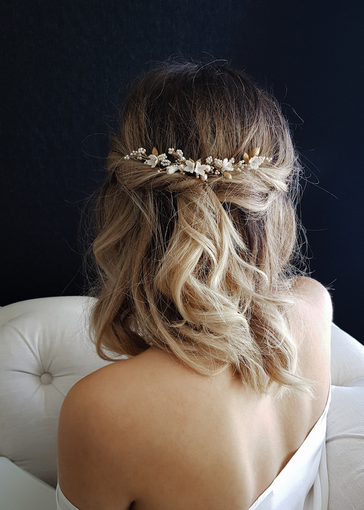 37 Beautiful Half Up Half Down Hairstyles For The Modern Bride