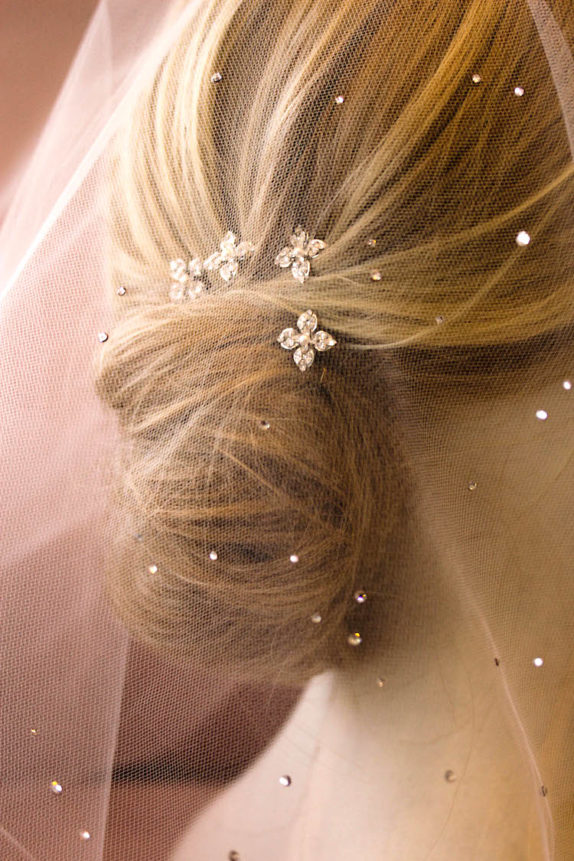 STELLAR crystal hair pins in silver 2