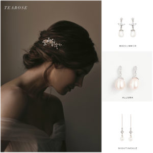 TEAROSE hair pin and earring suggestions