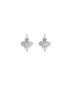 ESTATE crystal stud earrings