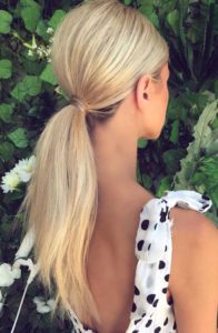 Styling the classic wedding ponytail 6