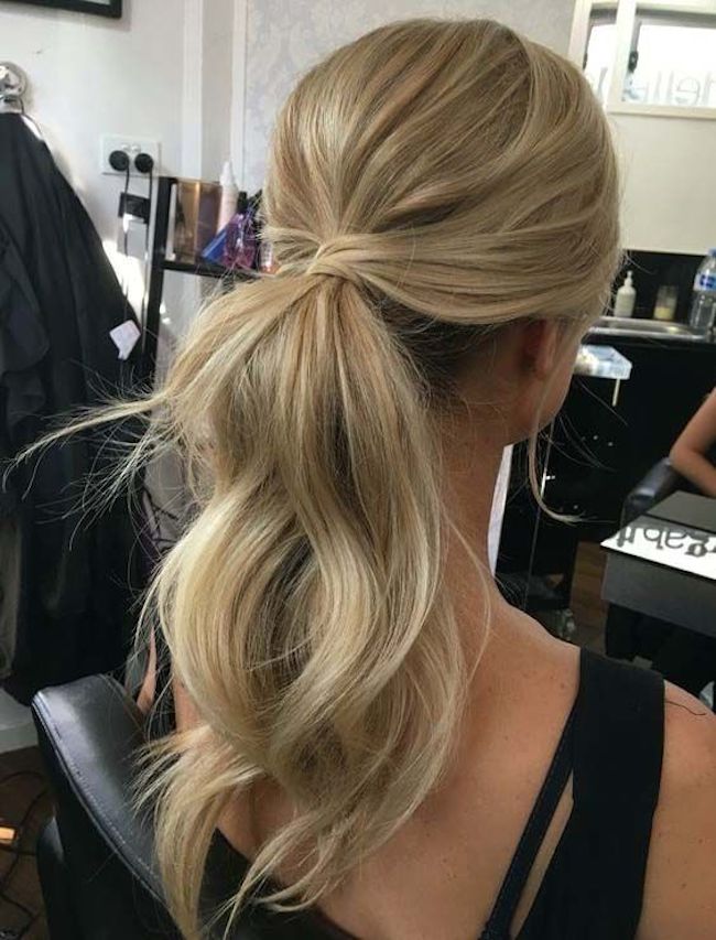 Styling the classic wedding ponytail 8