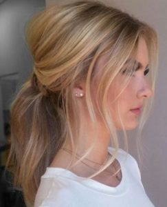 Styling the classic wedding ponytail 9