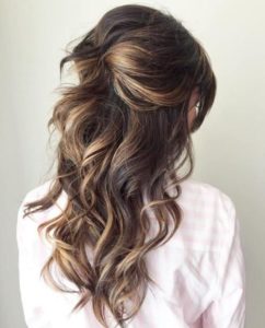37 beautiful half up half down hairstyles with volume 5