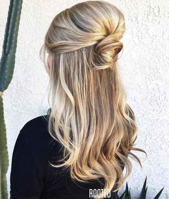 half up wedding hair