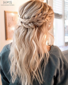 37 beautiful half up half down hairstyles_braided 7