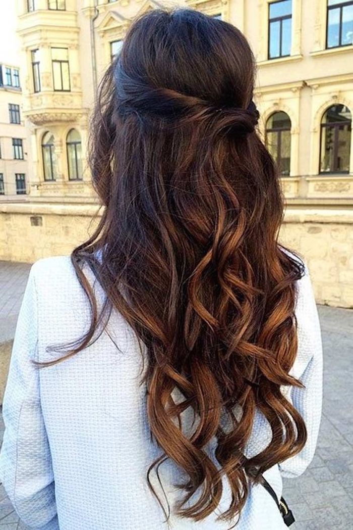 37 beautiful half up half down hairstyles for the modern ...