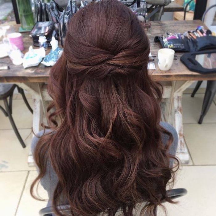 37 Beautiful Half Up Half Down Hairstyles For The Modern Bride