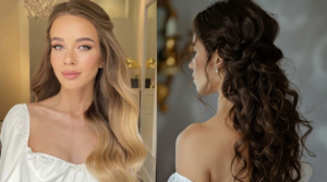 Half Up Hairstyles For Modern Brides