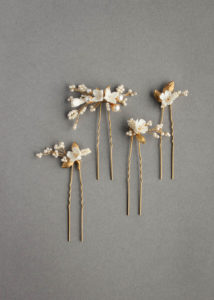 Delicate bridal hair pins for the modern bride_MEADOW floral hair pins 1