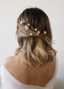 WHISPER_floral hair pins