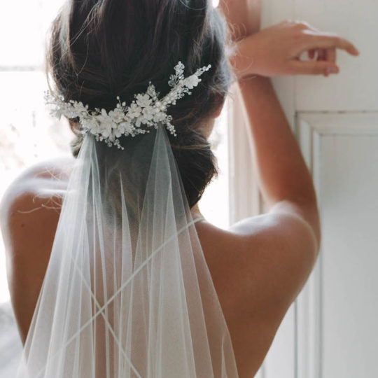 Gorgeous wedding hairstyles with veils_wedding updos with veil 7