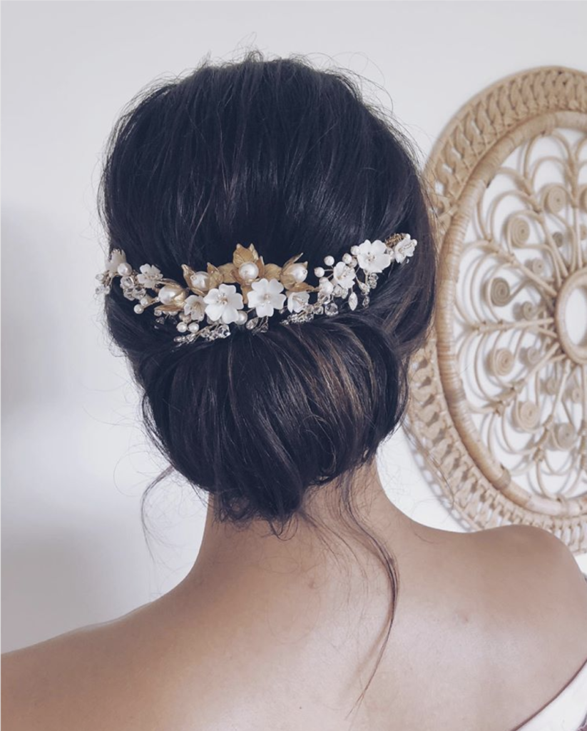 Real bride_Somerset headpiece in gold