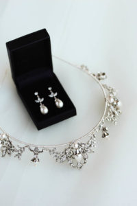 Regal romance_silver wedding tiara with pearls 11