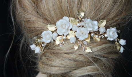 Spring Inspired Wedding Hair Pieces For The Romantic Bride