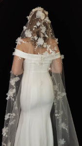 RIVIERA lace wedding veil 12