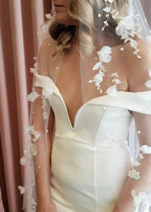 RIVIERA lace wedding veil 16