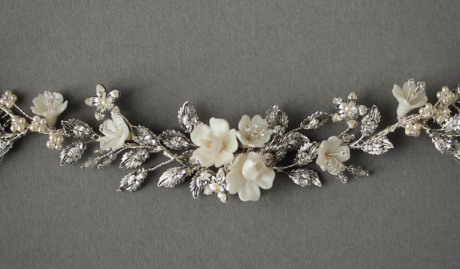 Delicate Details For Jessica Botanica Crystal Hair Vine 9