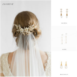 JASMINE headpiece and earring suggestions