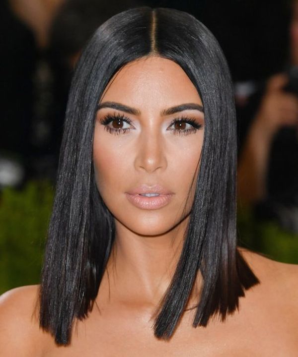 Kim Kardashian_oval face shape
