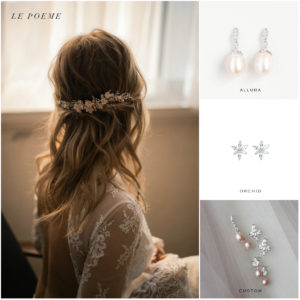 LE POEME headpiece and earring suggestions
