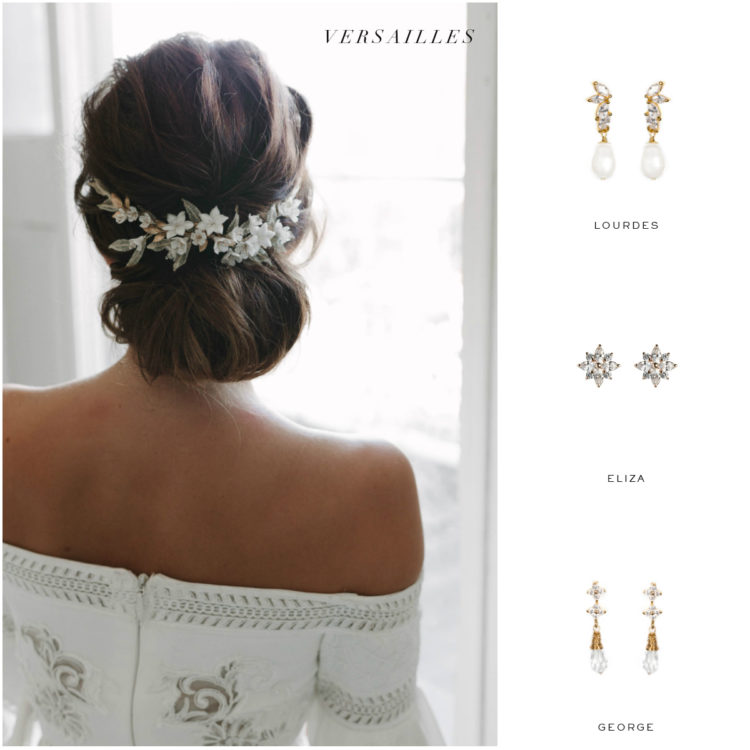 VERSAILLES headpiece and earring suggestions