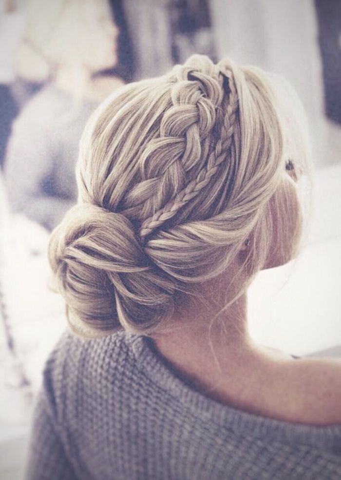 wedding updos with braids