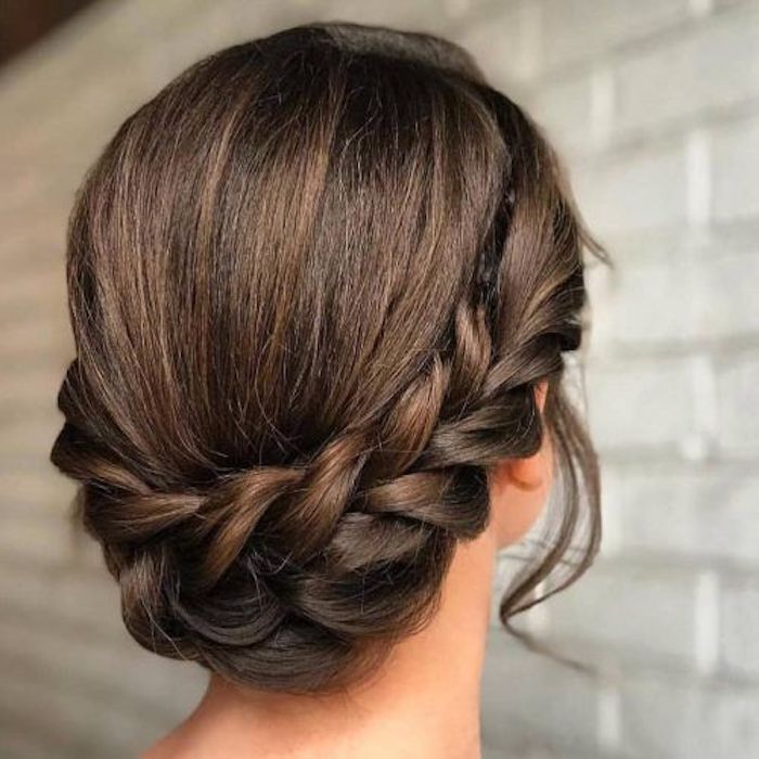 wedding updos with braids