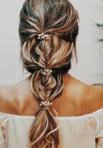 Beautiful braided wedding hairstyles_bridal ponytail 2