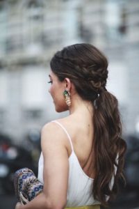 Beautiful braided wedding hairstyles_bridal ponytail 7