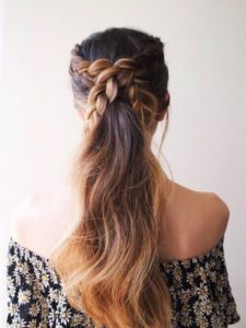 Beautiful braided wedding hairstyles_bridal ponytail 9