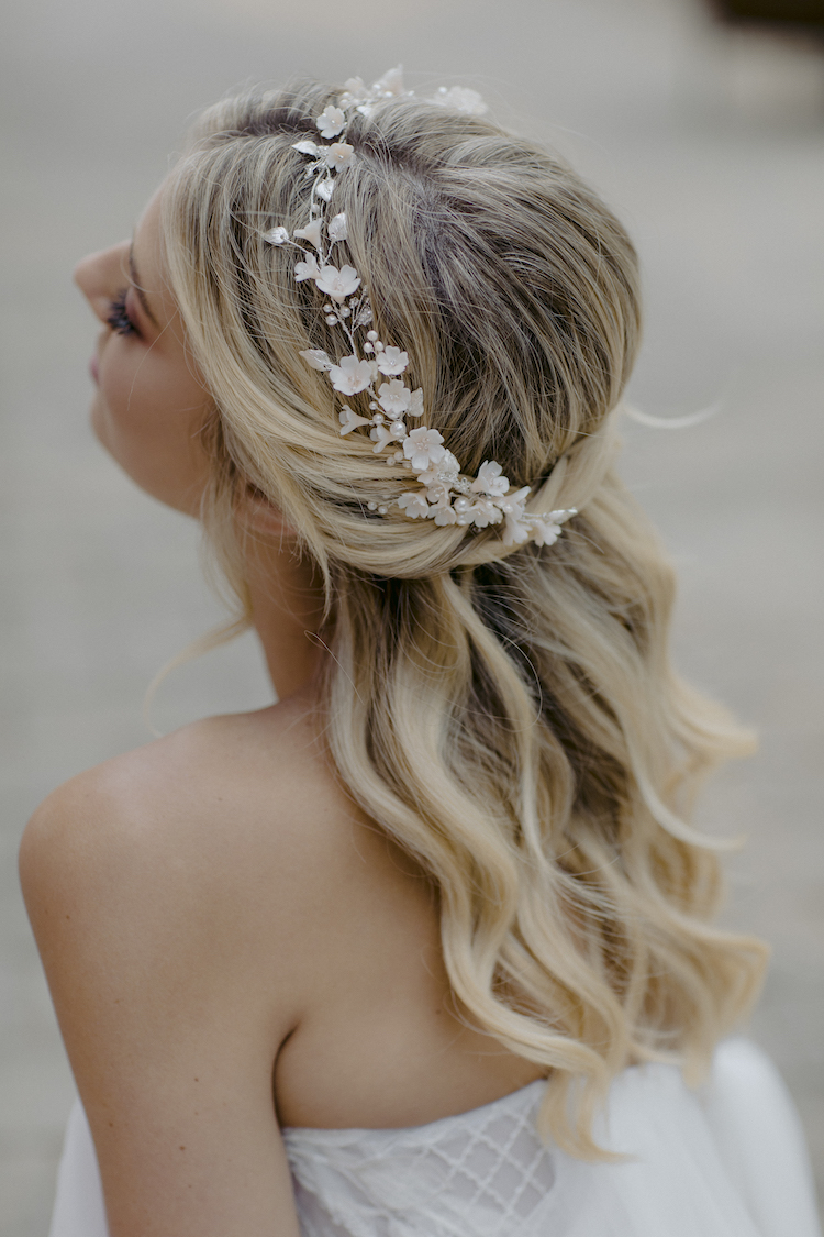 WILDERMERE | floral wedding headpiece - TANIA MARAS BRIDAL