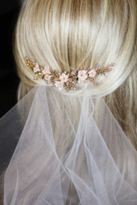 Bespoke for Britt_Verse x Wild Flowers bridal hair comb 4