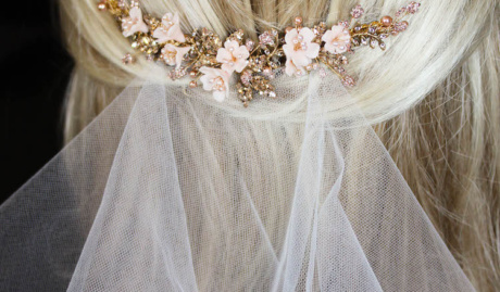Bespoke For Britt Verse X Wild Flowers Bridal Hair Comb 4