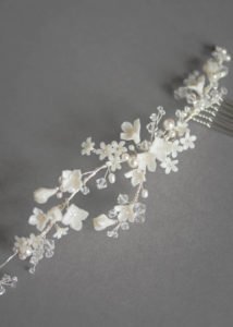 Bespoke for Leona_delicate hair vine with small flowers 10