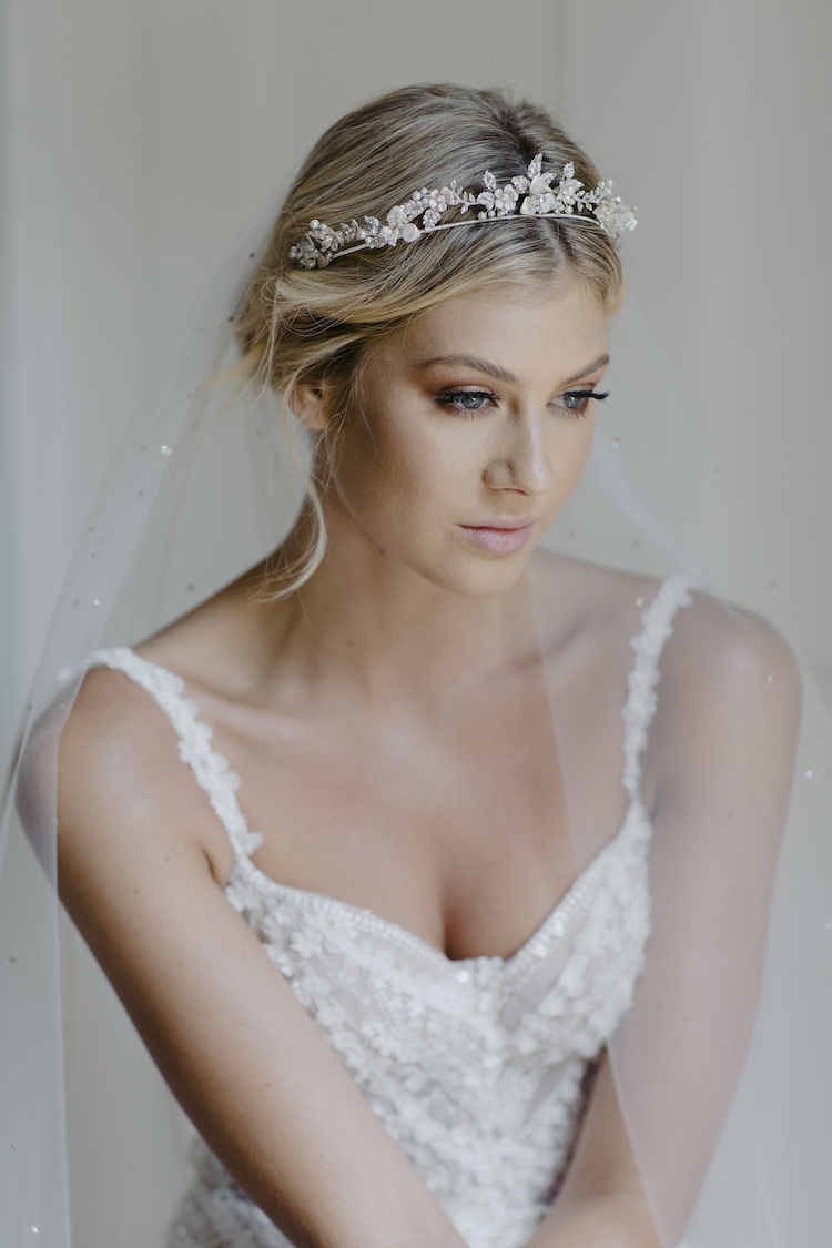 Chapel Veil with Embellished Headband