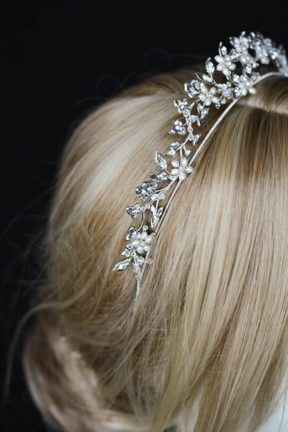 CRESCENT crystal bridal crown 4