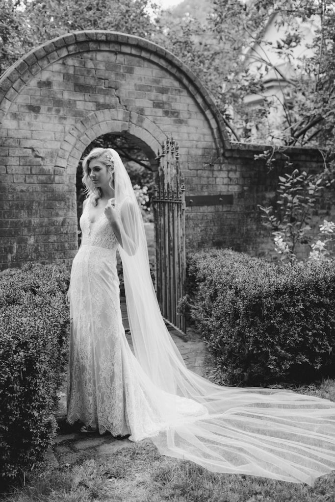 GEORGETTE | classic cathedral veil - TANIA MARAS BRIDAL