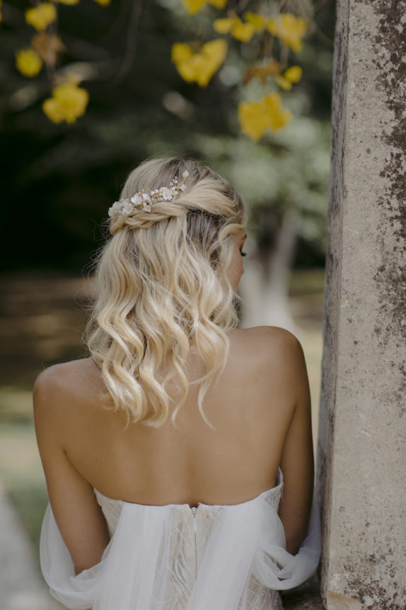 LYRIC floral bridal headpiece 7