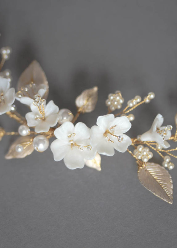 LYRIC floral bridal headpiece 8