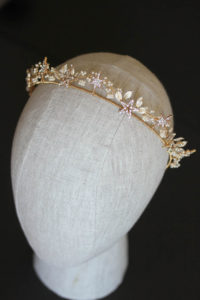 Starry Night_gold wedding crown with stars_4