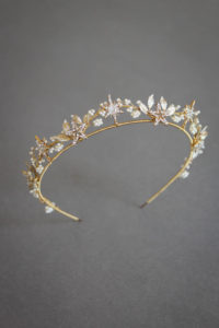Starry Night_gold wedding crown with stars_5