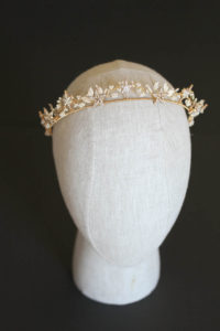 Starry Night_gold wedding crown with stars_7