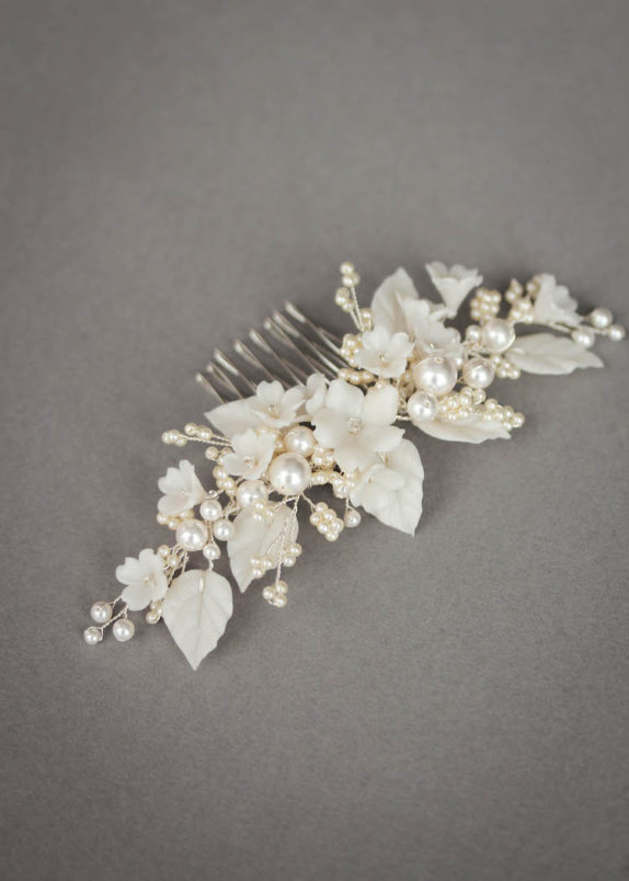 VERMONT floral bridal comb 5